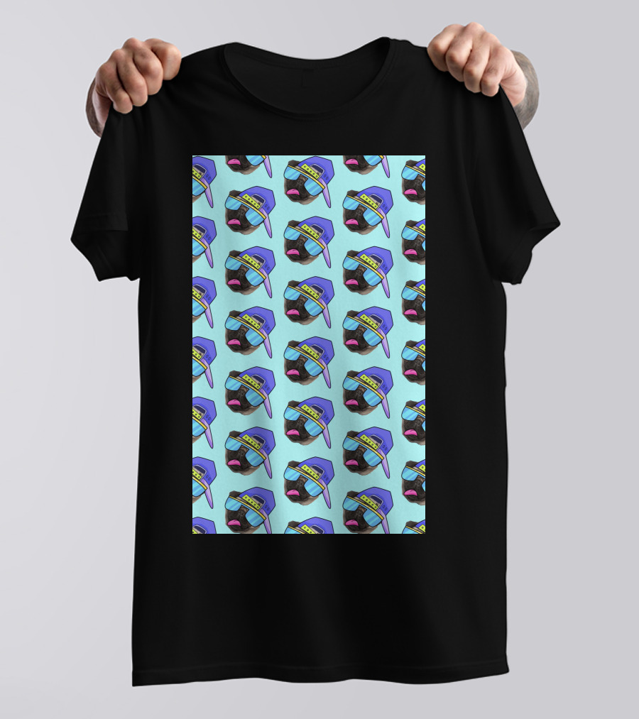 Pug Swag Sunglasses And Cap T-Shirt