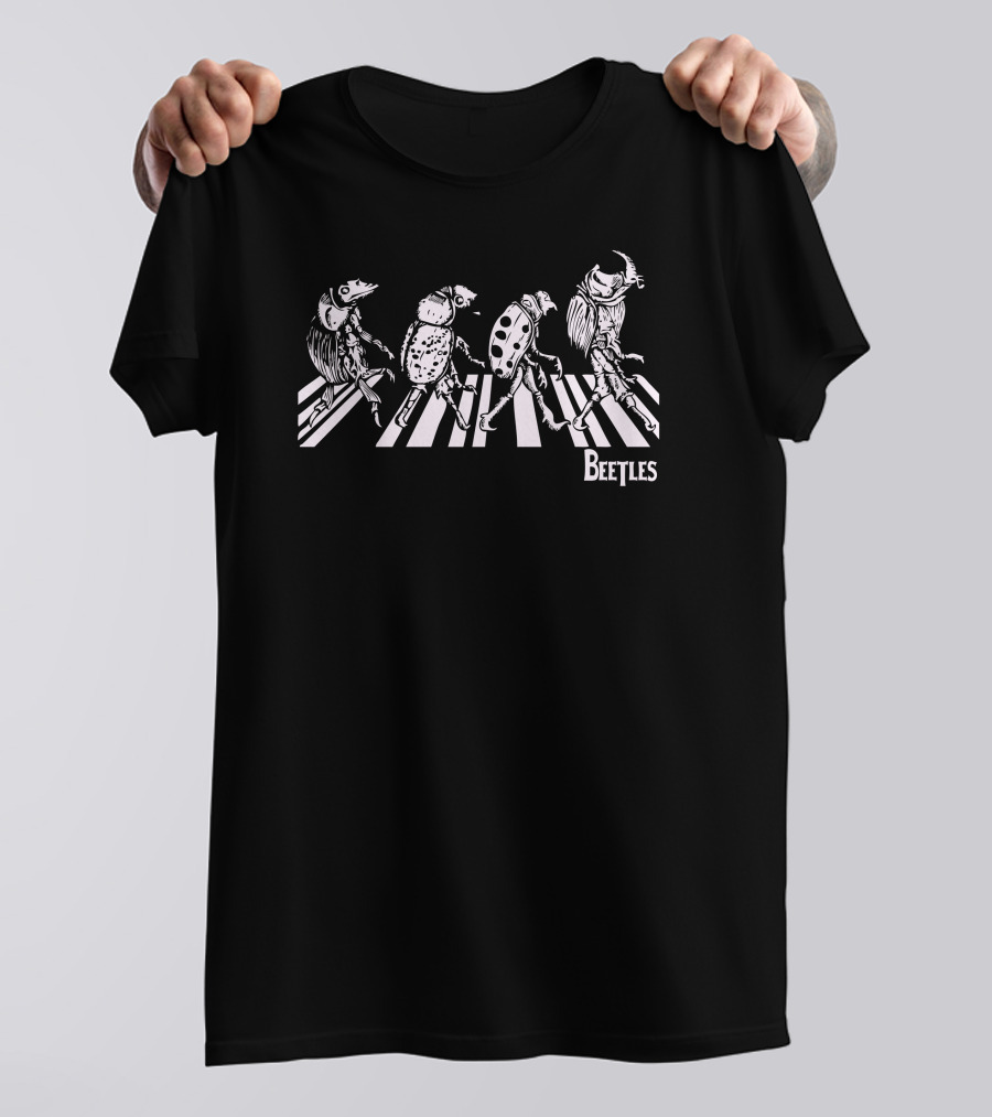 Beetles Abbey Road Crossing T-Shirt