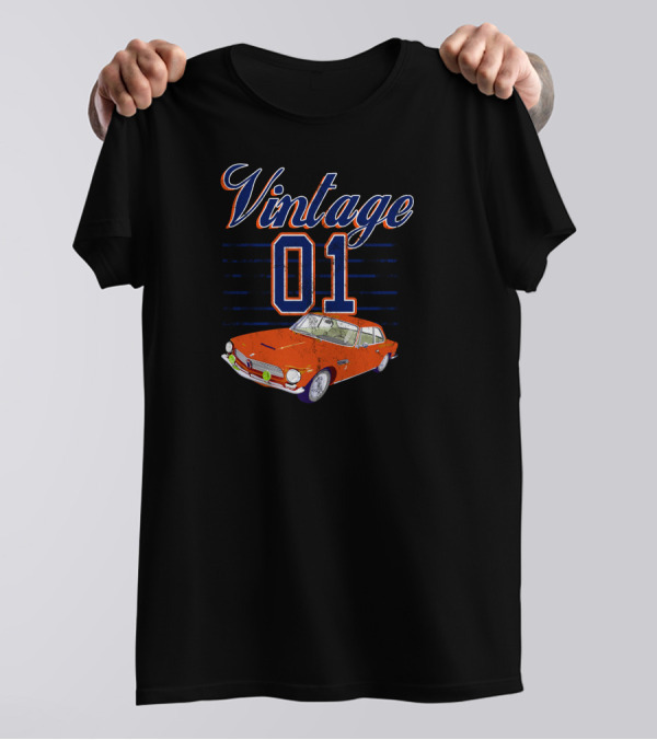 Vintage 01 Retro Car T-Shirt