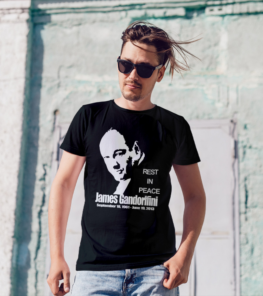 Rest In Peace James Gandolfini September 18 1961 June 19 2013 T-Shirt