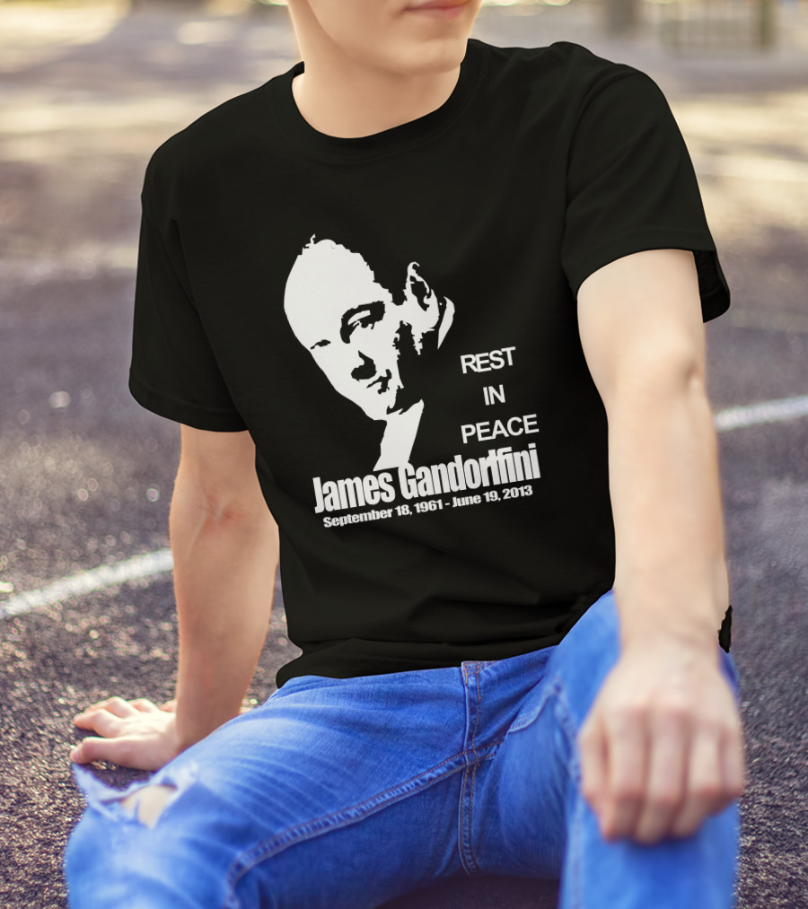 Rest In Peace James Gandolfini September 18 1961 June 19 2013 T-Shirt