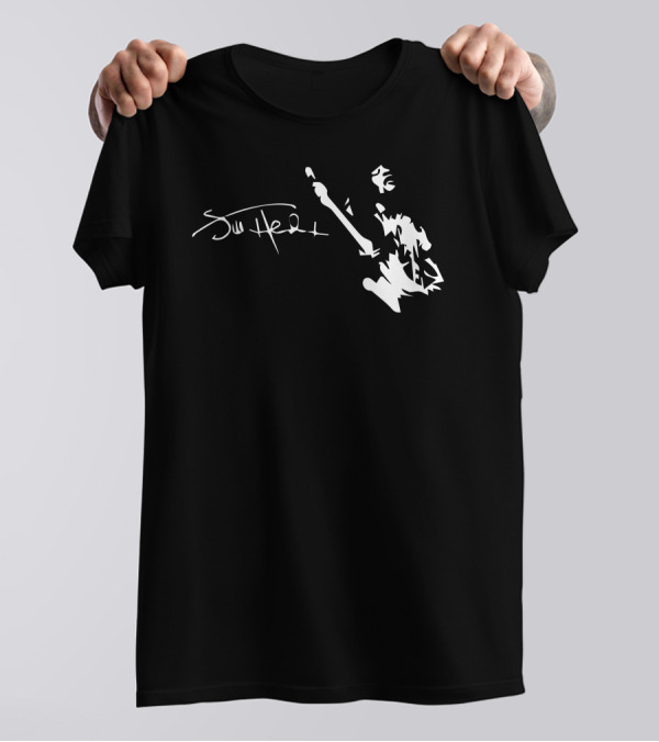 Jimi Hendrix Marshall Band Of Gyps Hand Drawing Musician T-Shirt