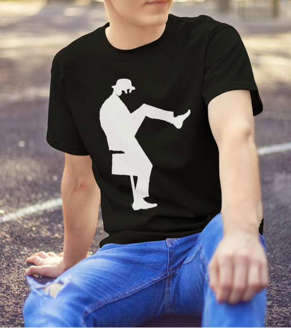 John Cleese Silly Walk Silhouette Monty Python T-Shirt