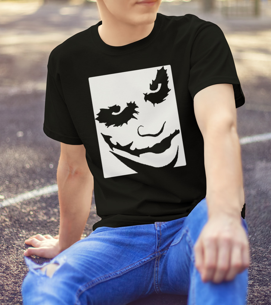 Joker Face Iconic Grinning Mask T-Shirt