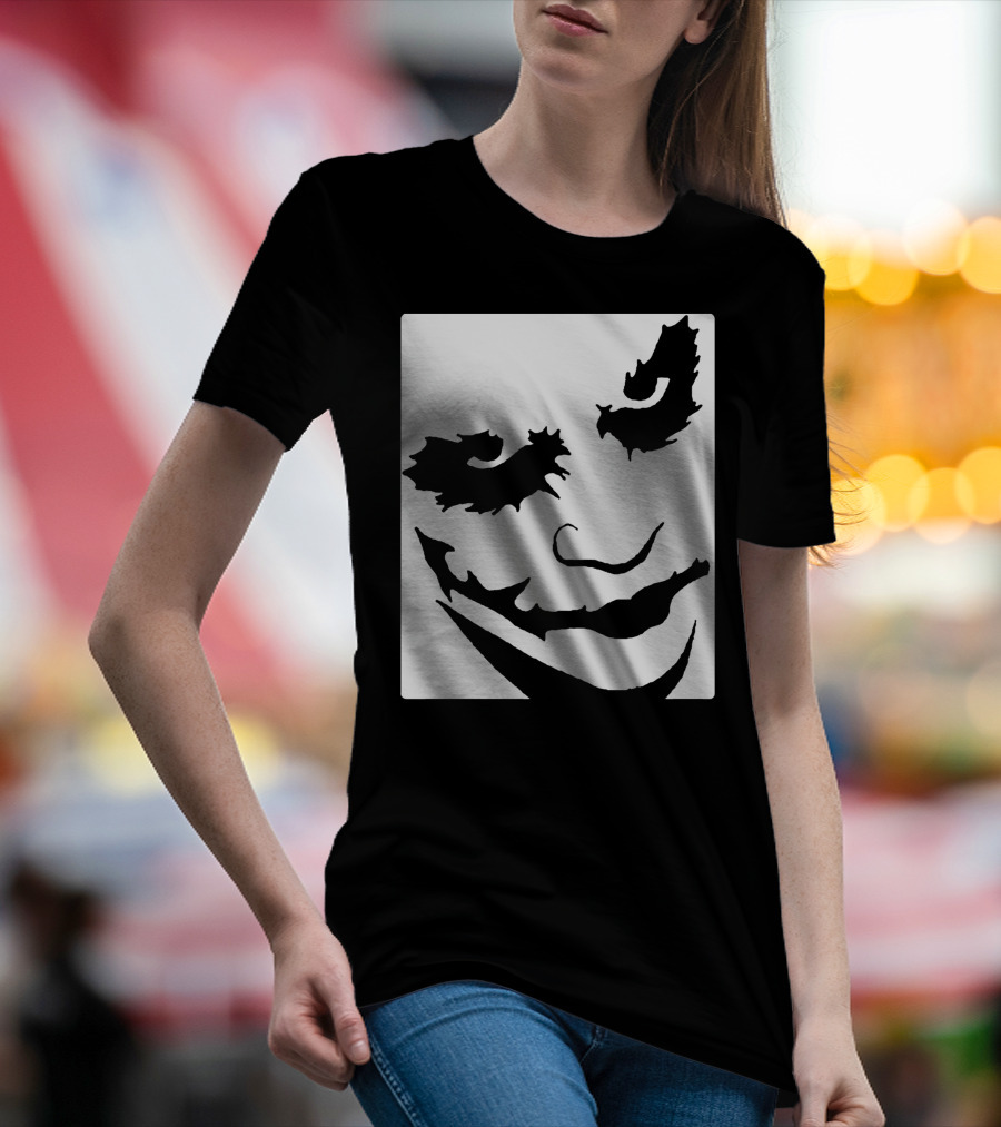 Joker Face Iconic Grinning Mask T-Shirt