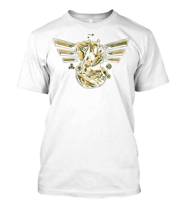Journey Of Courage Winged Warrior Adventure Emblem T-Shirt