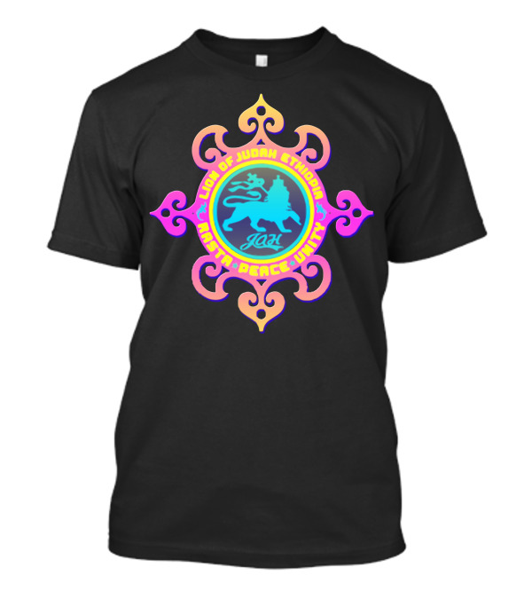 Lion Of Judah Ethiopia Jah Rasta Peace Unity T-Shirt