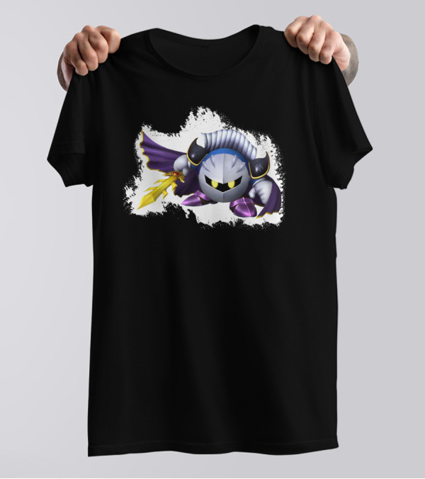 Meta Knight Kirby Smash Bros Video Game Iconic Character T-Shirt