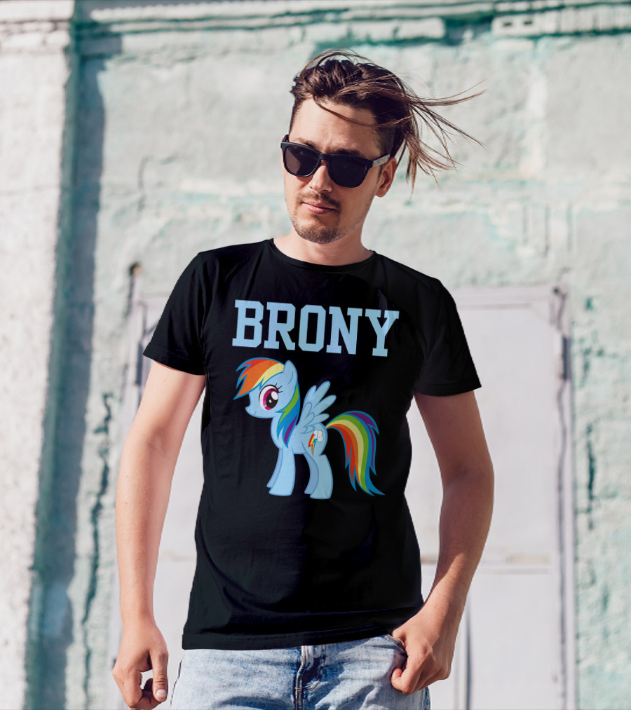 Brony Rainbow Dash My Little Pony Fan T-Shirt