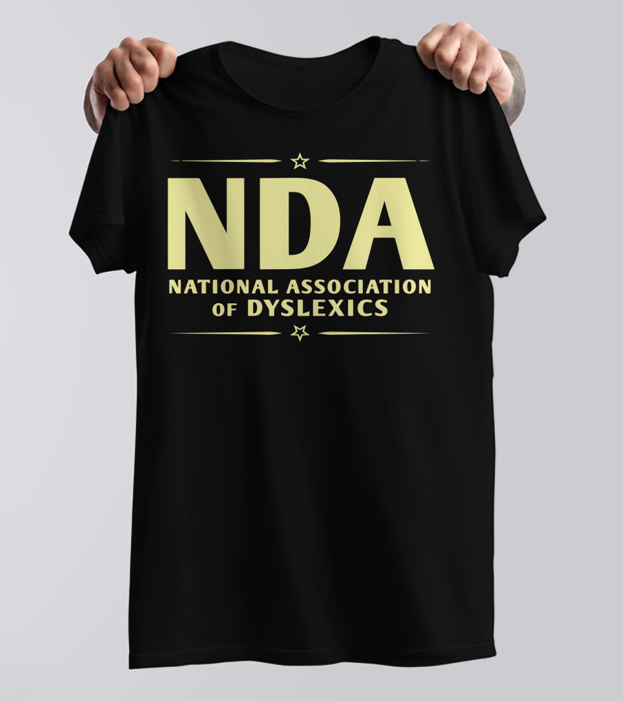 NDA National Association Of Dyslexics T-Shirt