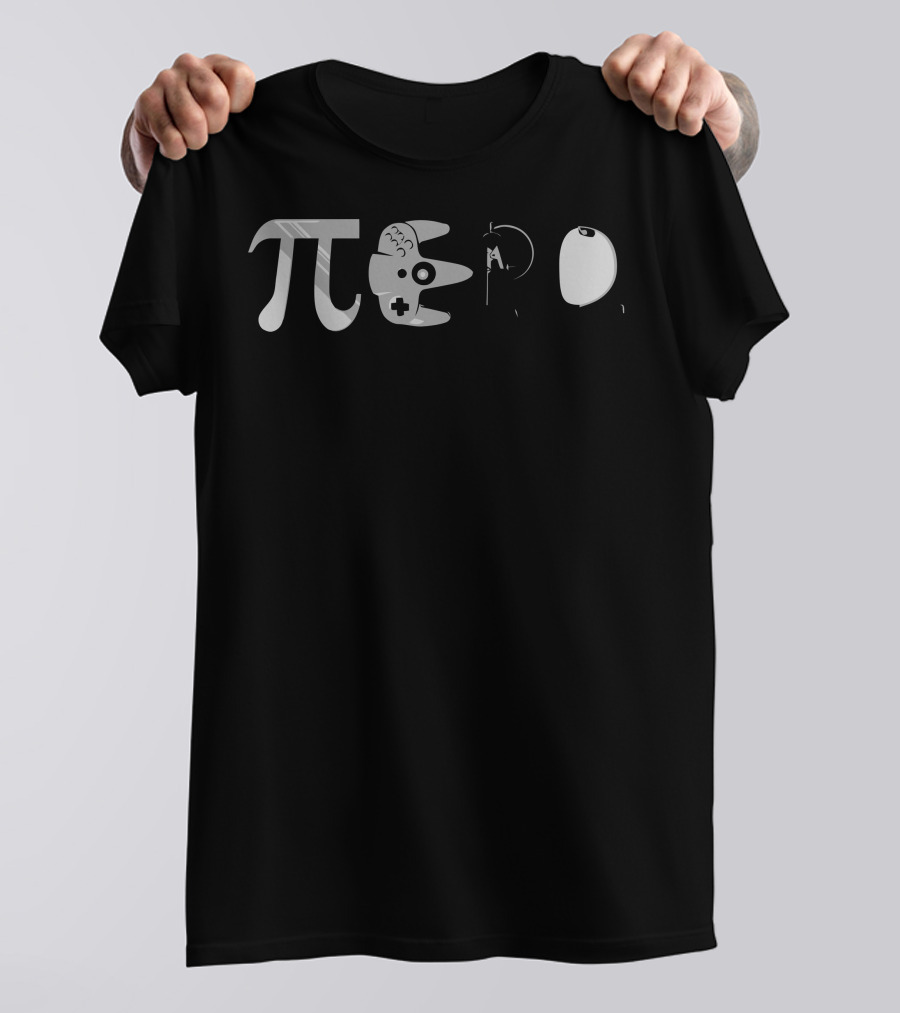 Nerd Life Baby Pi Game Controller Compass Flask T-Shirt