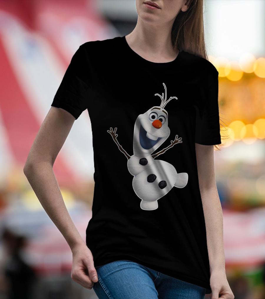 Olaf Snowman Frozen Character From Disney's Frozen T-Shirt