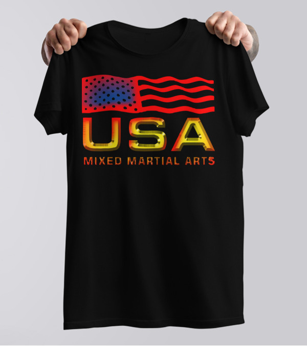 USA Mixed Martial Arts Flag T-Shirt