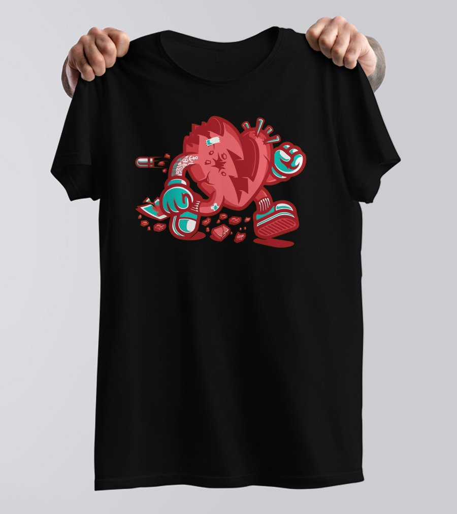 A Matter Of Life Fighting Heart T-Shirt