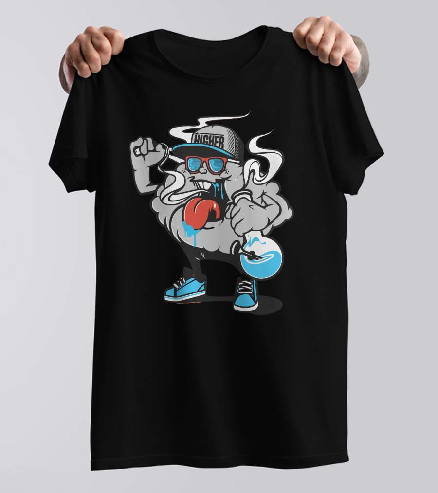 Litcher Cool Cartoon Character With Shades And Potion Replacing Dermot Reddan T-Shirt