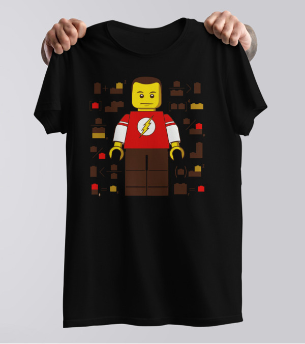 Highly Illogical Flash Minifigure Combination T-Shirt