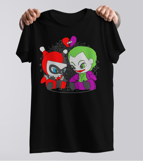 Harley Quinn And Joker Impossible Love T-Shirt
