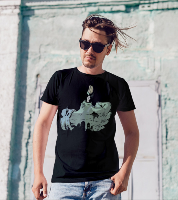 Zombie Like Thumbs Up Hand T-Shirt