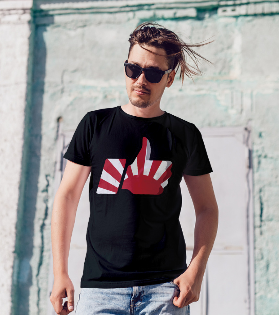 Rising Sun Thumbs Up Like T-Shirt
