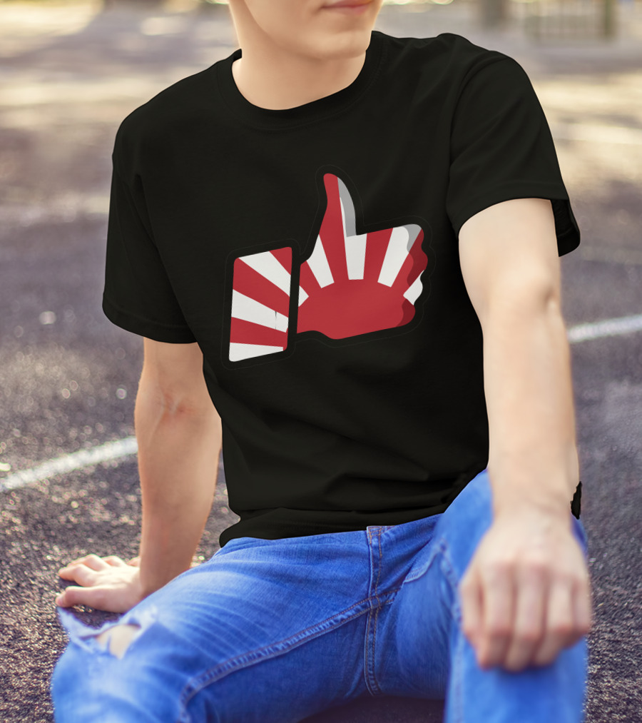 Rising Sun Thumbs Up Like T-Shirt