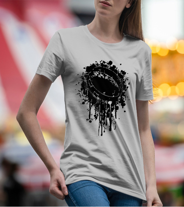 One Ring Black Splatter Dripping T-Shirt