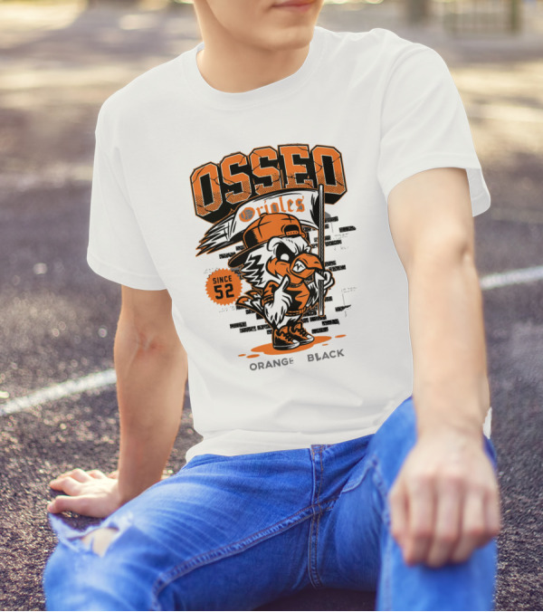 Osseo Orioles Since 52 Orange And Black T-Shirt