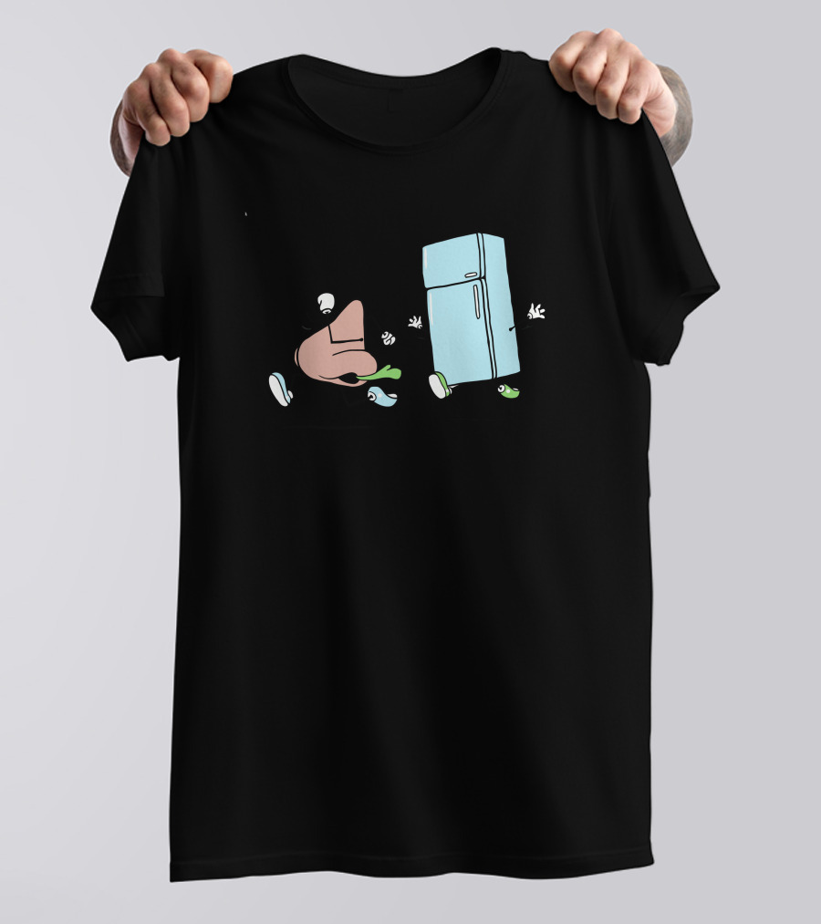 Running Away Nose And Fridge Chase T-Shirt