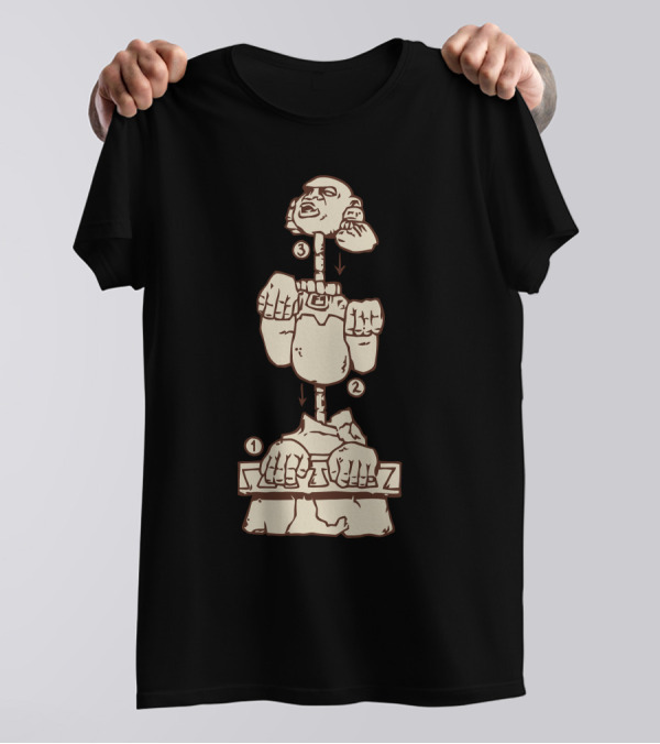 Shrine Of The Silver Monkey Legends Of The Hidden Temple Assembly Steps T-Shirt