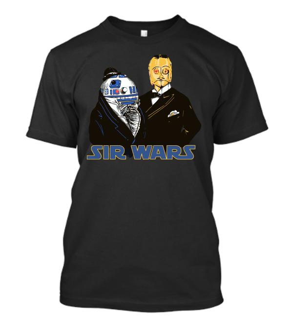 Sir Wars Dapper Droids In Formal Attire T-Shirt
