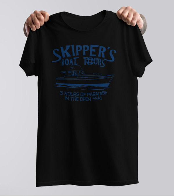 Skipper's Boat Tours 3 Hours Of Paradise In The Open Sea T-Shirt
