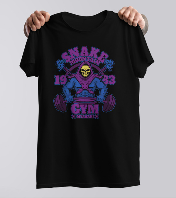 Snake Mountain Gym 1983 Myaaah T-Shirt