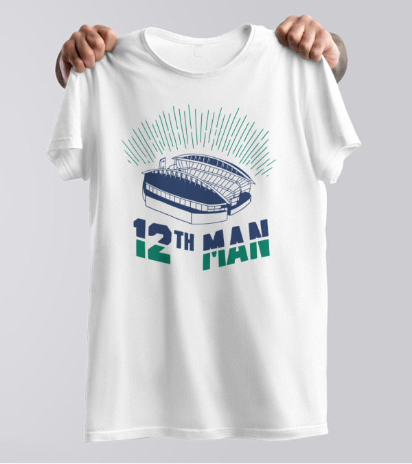 12Th Man Seattle Football Stadium T-Shirt