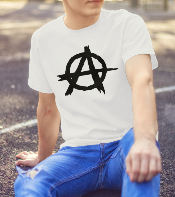 Anarchy Symbol Black T-Shirt
