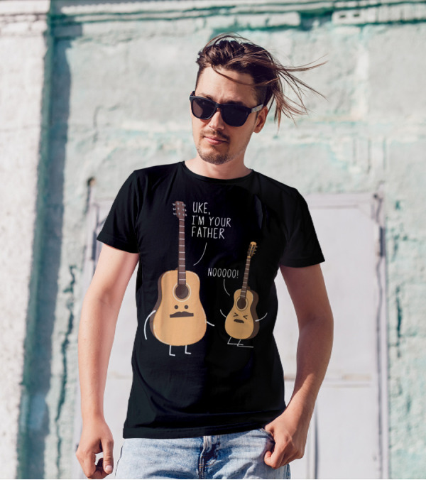 Uke I'm Your Father Funny Ukulele Guitar NOOOO T-Shirt