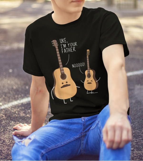 Uke I'm Your Father Funny Ukulele Guitar NOOOO T-Shirt