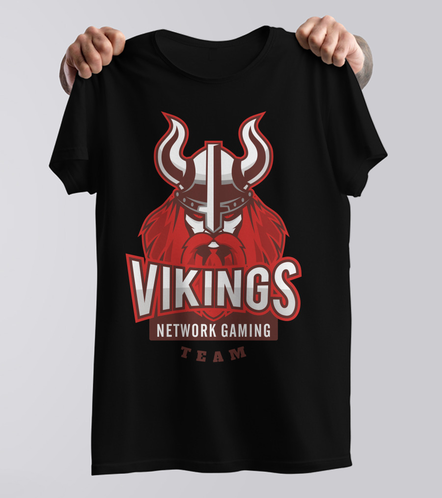 Vikings Network Gaming Team Viking Game T-Shirt