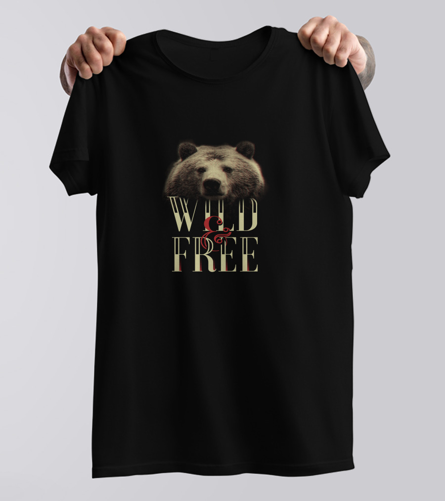 Wild And Free Bear T-Shirt