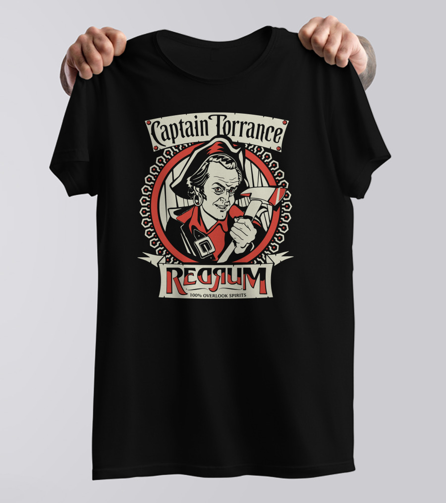 Captain Torrance Red Rum 100% Overlook Spirits T-Shirt