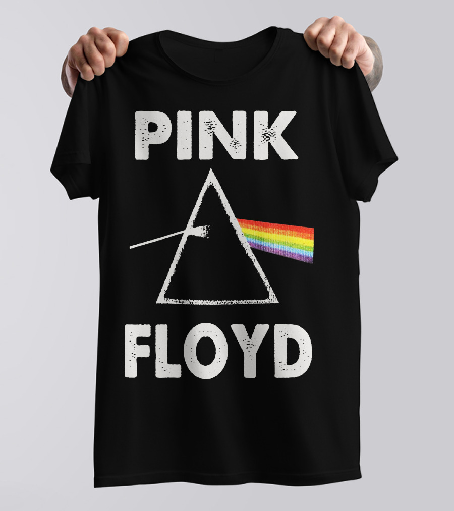 Pink Floyd Dark Side Of The Moon Prism Rainbow Classic T-Shirt