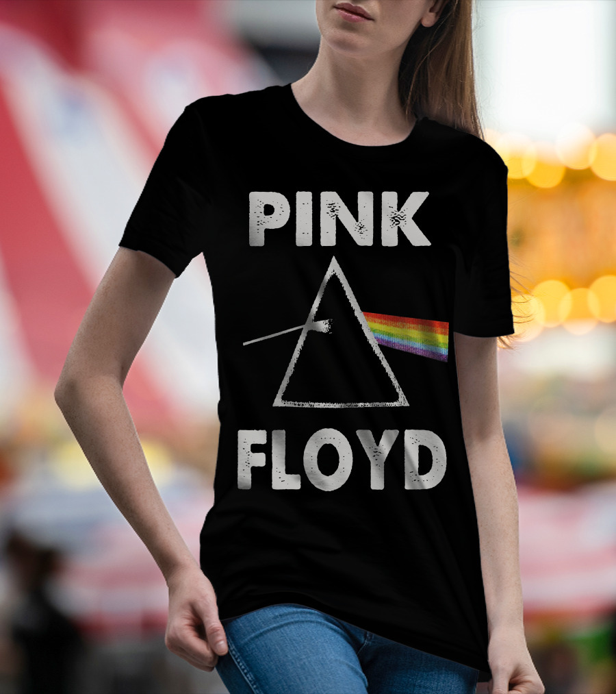 Pink Floyd Dark Side Of The Moon Prism Rainbow Classic T-Shirt