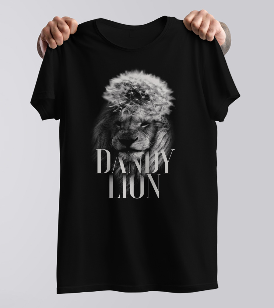 Dandy Lion Dandelion Lion Mane T-Shirt