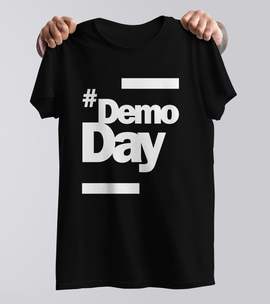 DemoDay Iconic Hashtag T-Shirt