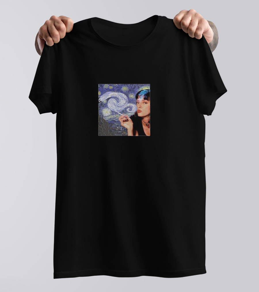 Pulp Fiction Starry Night Fanart T-Shirt