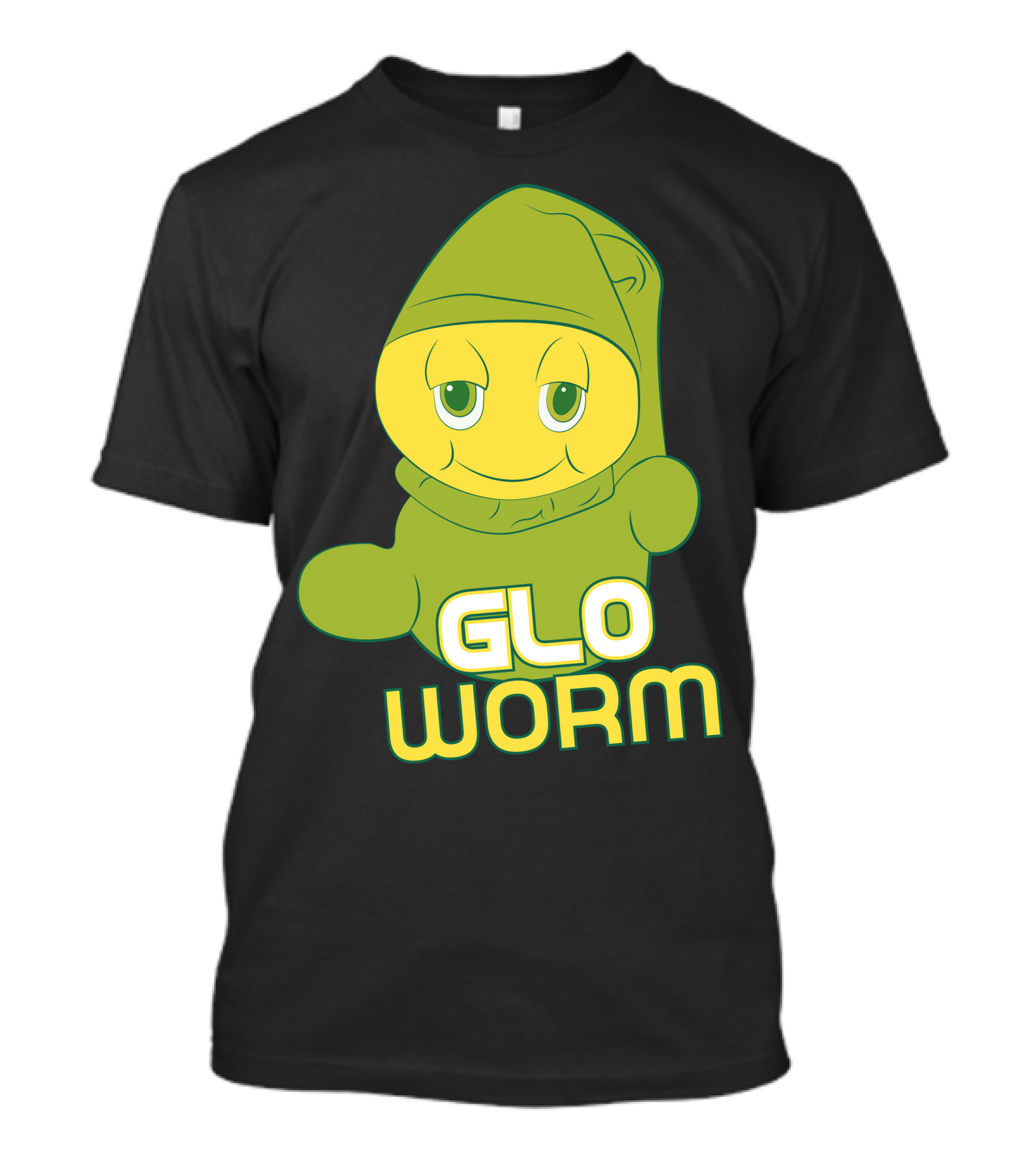 Glo Worm 80s Nostalgia Toy Character Green T-Shirt