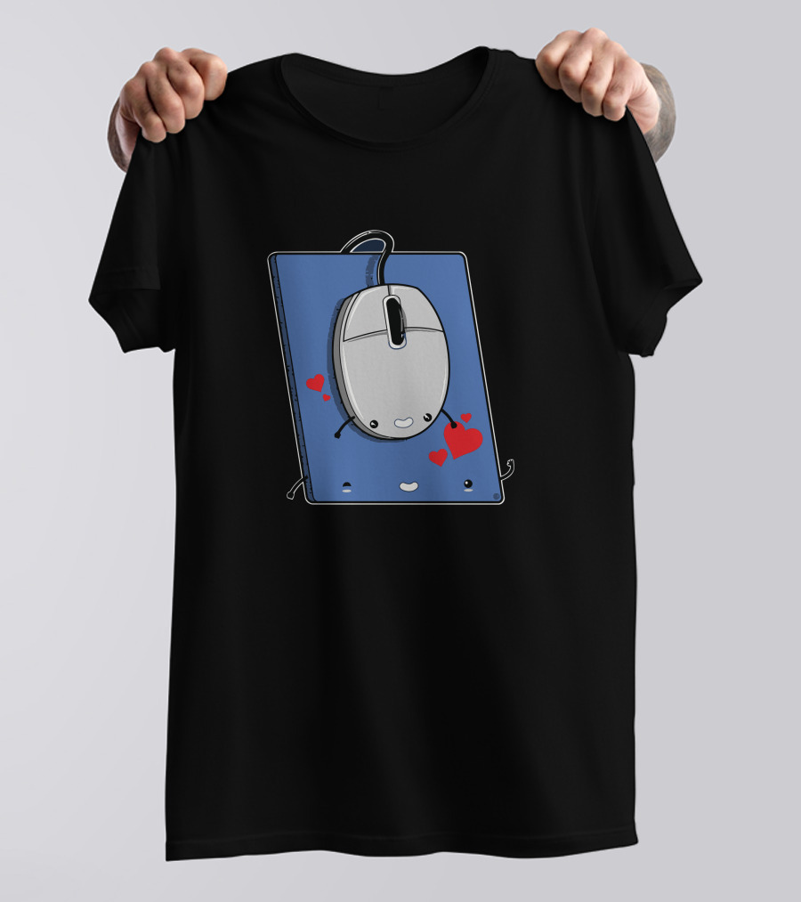 Hardware Love Mouse Pad Heart T-Shirt