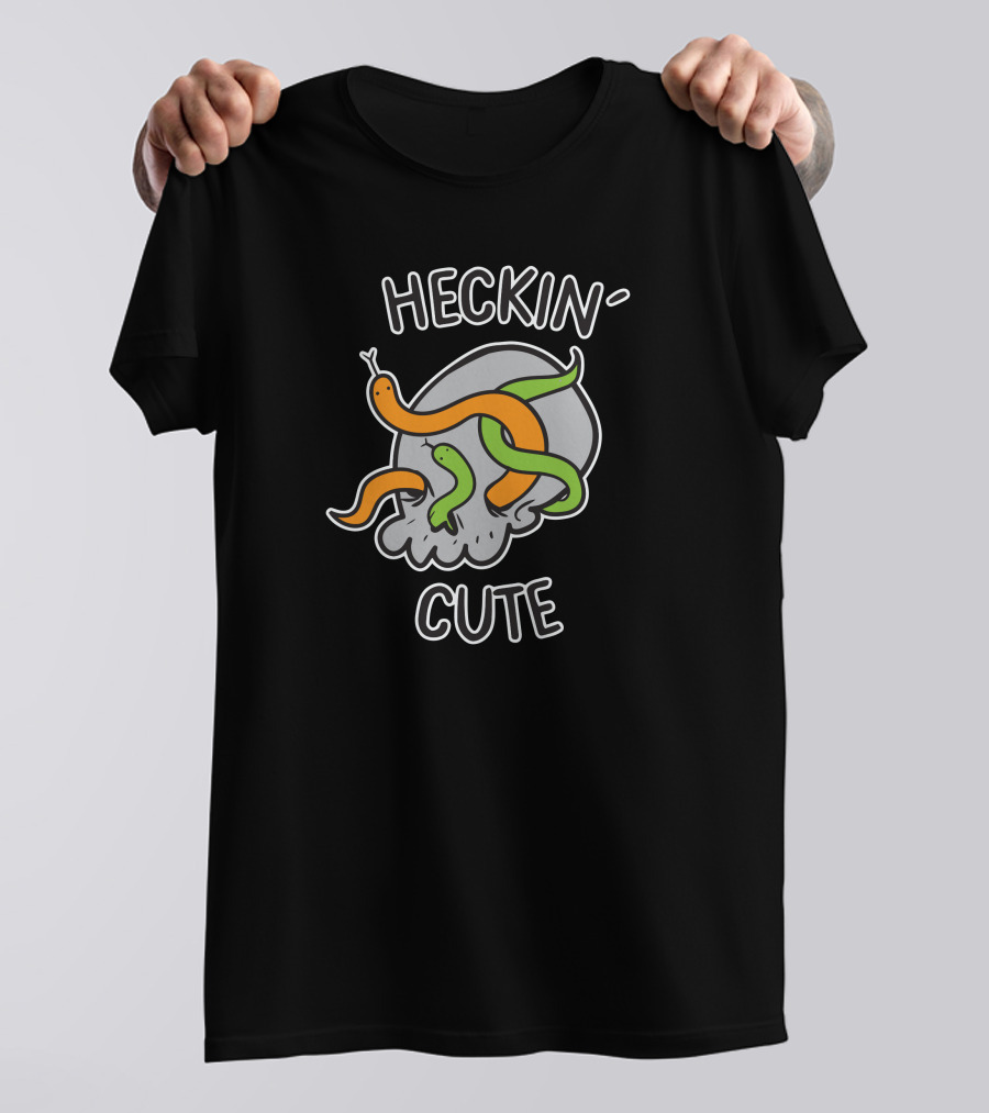HECKIN-CUTE Snake Skull T-Shirt