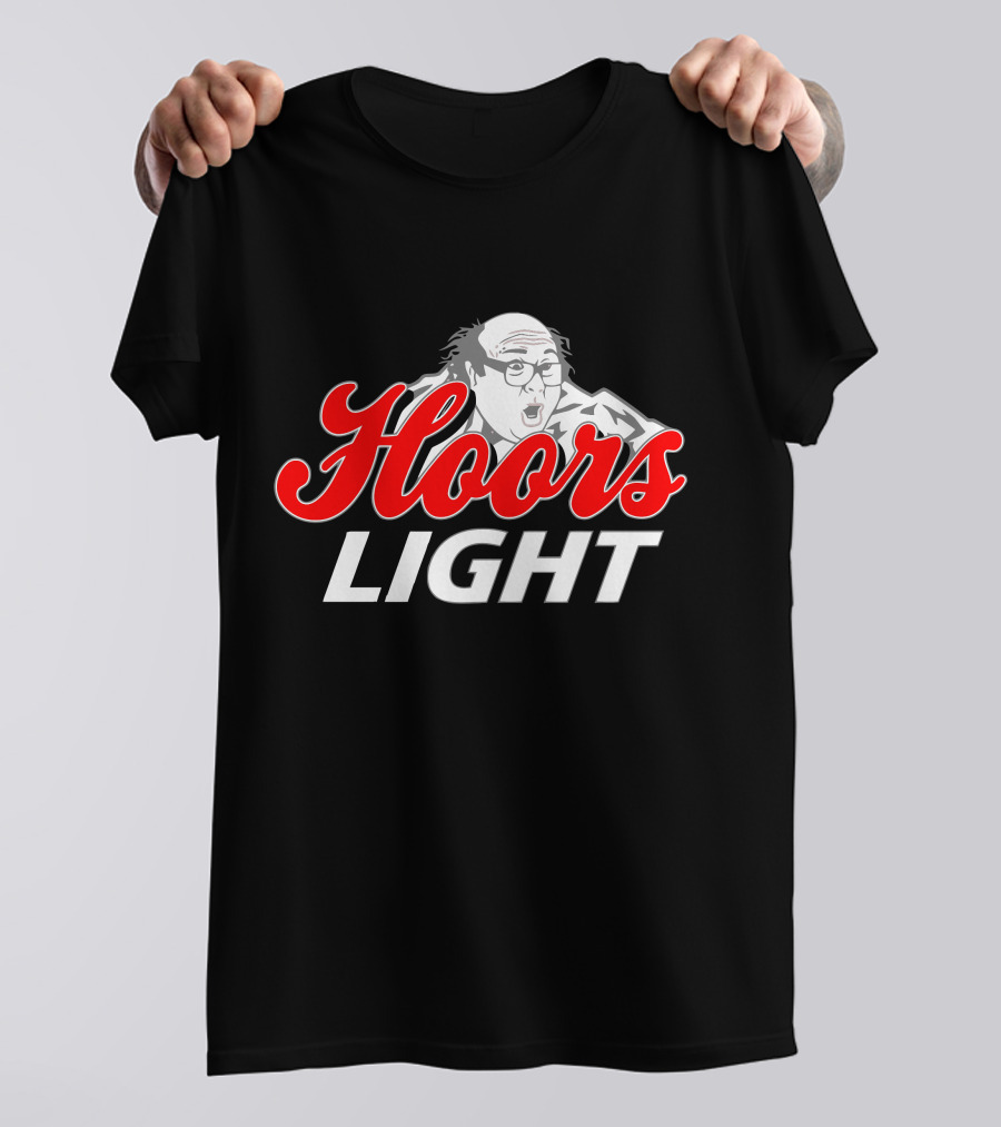 Hoors Light New Parody Design With Iconic Character In Bold Script T-Shirt