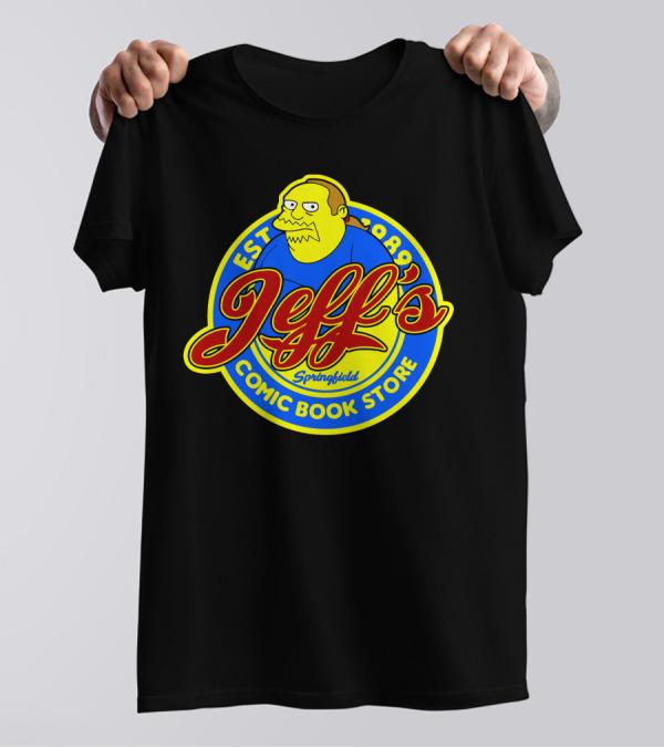 Jeff's Springfield Comic Book Store Est 1989 T-Shirt