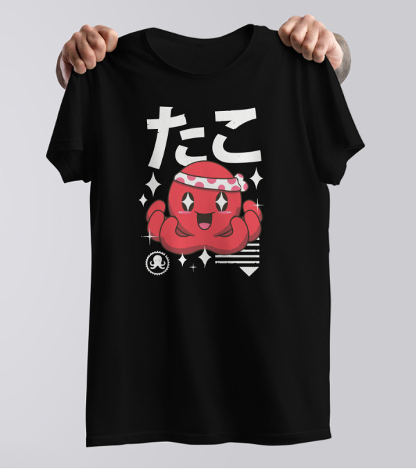 Kawaii Octopus Tako T-Shirt