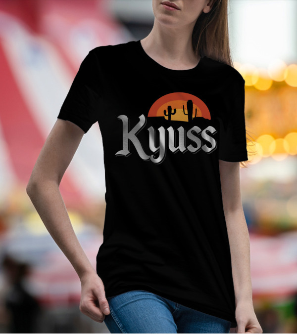 Kyuss Desert Sunset Cactus T-Shirt